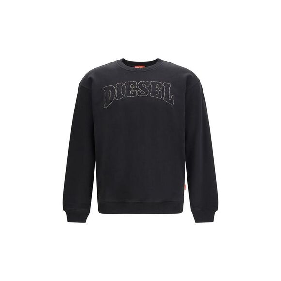 Diesel Black Cotton Men's Sweatshirt